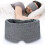 (grayish white) New Breathable Sleep Mask for Deep Sleep, Oversized Light Blocking Eye Mask for Naps 2