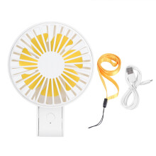 Faltbarer, wiederaufladbarer tragbarer Ventilator, leiser Betrieb, einstellbare Windgeschwindigkeit für individuellen Komfort, USB-Akku für mehr