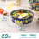 Bohemian ceramic cereal bowls 6-pack 28 oz 2