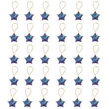 Boîtes cadeaux compactes pour toutes les fêtes, boîtes à dragées pour mariages, lot de 30 avec ruban décoratif, portables et écologiques.