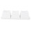 Functional Food-Grade Material, Creative Tableware Design, White Innovative Set For Home And Office Use 1