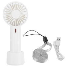 Sommergeschenk: Mini-Handventilator, tragbarer, wiederaufladbarer Ventilator mit 3 Geschwindigkeitsstufen, USB-betriebener Ventilator für Damen,