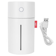 Kjølig tåke ultralyd luftfukter for hjem, bil - USB bærbar luftfukter med fin forstøving og super stor mengde tåke for stille BPA-fri