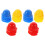 60Pcs Assorted Color Mini Doll Plastic Construction Party Hats 3
