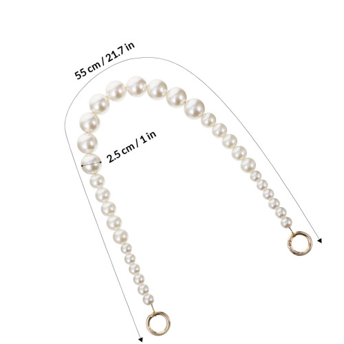 Pearl Chain Shoulder Straps For Handbags Chains Replacement 1