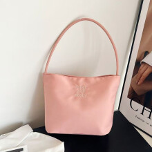 (Blue, One size fits all) Fashion Embroidered High-Stretch Waterproof Nylon Shoulder Bag for Women, Casual Underarm Crossbody Purse