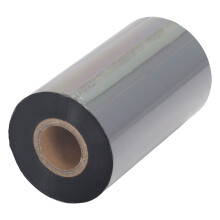 Black Thermal Transfer Ribbon Resin Self-Adhesive Barcode Label 300m