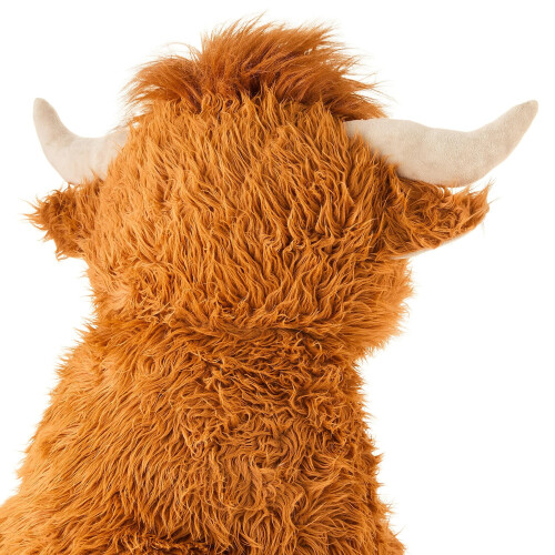 Tupukom Clearance Highland Cow Λούτρινο Ζωάκι – Χαριτωμένο Ρεαλιστικό Χνουδωτό Λούτρινο 2