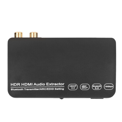 Audio HDMI Extractor SPDIF Dolby7.1Audio Formats4K HDR Support HDCP Digital DTS5.1ARC Function Compatible with Game Consoles Computers Blu Ray 1