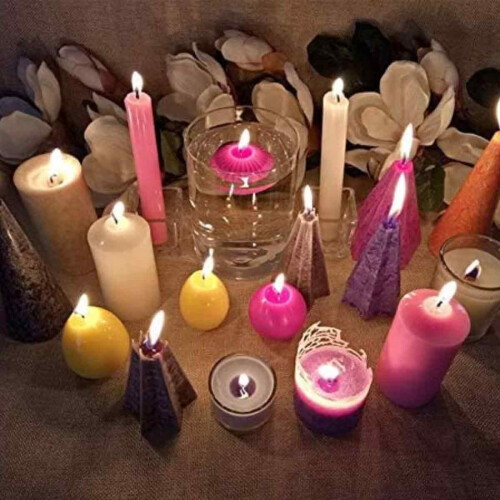 Προμήθειες κατασκευής κεριών με μήκος φυτιλιού DIY, 24-στρωματική πλεγμένη 2