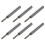 6pcs 3mm6mm12mm60mm 4 Flutes HSS AL End Mill Milling Cutter Tool 1