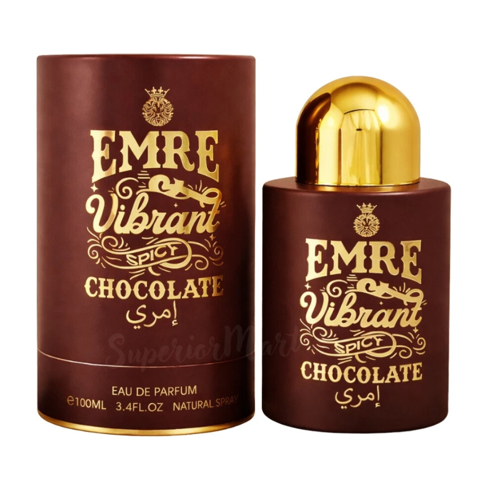 Saffron London Emre Vibrant Spicy Chocolate Parfum Luxury Gourmand Unisex Fragrance Perfume