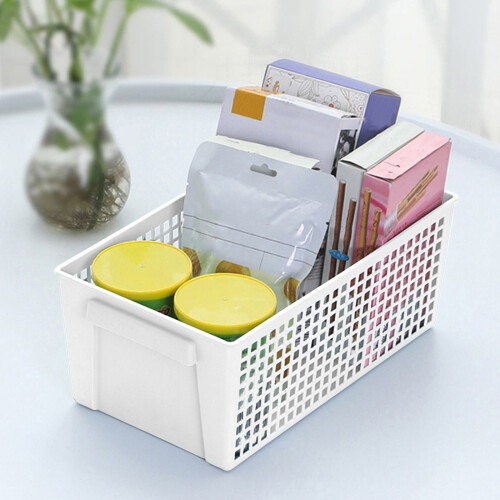 School Storage & Organization Organizer Small Basket Snack Hollow Rectangular Miscellaneous Box Plastic Kitchen Utensils 2