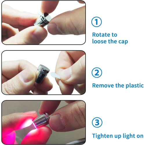 10 τεμάχια μίνι φώτα LED για χειροτεχνίες DIY & τουβλάκια παιχνιδιών – Λειτουργούν με 2