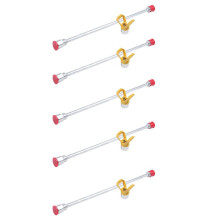 5Pc 20 Inch Airless Sprayer Paint Tool Extension Pole 50cm with Tip Guard Nozzle