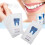 Φυσικά συστατικά λεύκανσης Hollywood Smile Kit Ταινίες δοντιών με γεύση μέντας Αφαιρεί 5