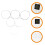 24Pcs Durable Acoustic Guitar Strings Metal Silver Replacement Set 3