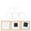 24Pcs Durable Acoustic Guitar Strings Metal Silver Replacement Set 4
