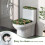 Toilettensitzbezug mit Weihnachtsglockenmuster, elastisch 4