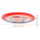 Plat de service rond vintage émaillé, lot de 1 5