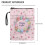 Protège-livres à motif d'œufs de Pâques en polyester réutilisable1 8