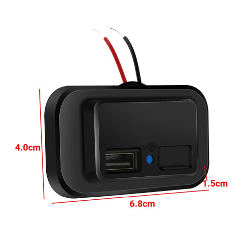 RV USB-uttak dobbel port 12V 24V billader 1