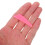 60Pcs Pink Plastic Vanes for Arrows Archery Tail Replacement Kit 4
