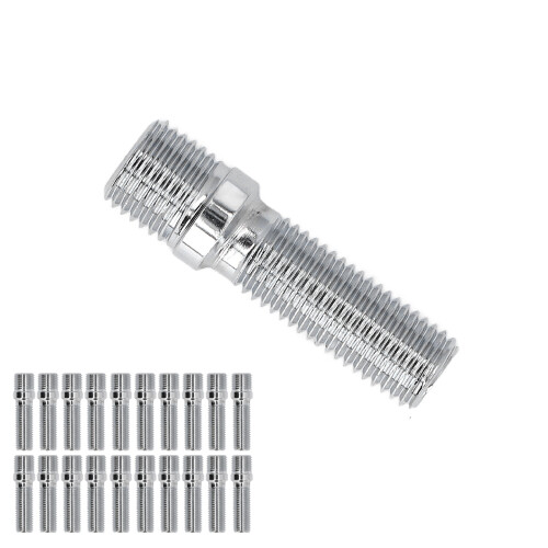 Extended Wheel Studs Conversion Kit For German Vehicles Wheel Stud Bolts High Quality Steel Cold Forge Process Durable Construction Oxidation 1