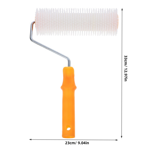 2Stk Weißer Stachelwalzen-Roller Robustem Material Für Bodenbelag 1
