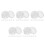 Clear Plastic Earring Backs Stoppers Secure Locking for Earrings 5