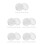 Clear Plastic Earring Backs Stoppers Secure Locking for Earrings 8