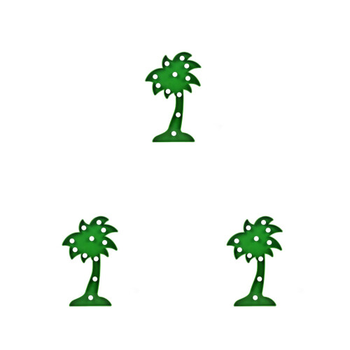 3Pcs Green Palm Tree Lights LED with for Events 1