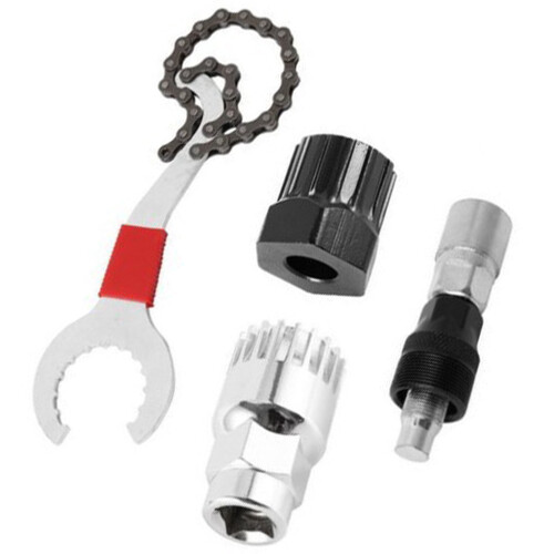 Bicycle Maintenance Tool Kit with Chain Breaker Cassette Removal Crank Puller Extractor Freewheel Remover Precision Engineered Tools Standard Size 2