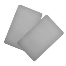 2pcs PVC Square Kayak Patch Kit 20x12cm Gray
