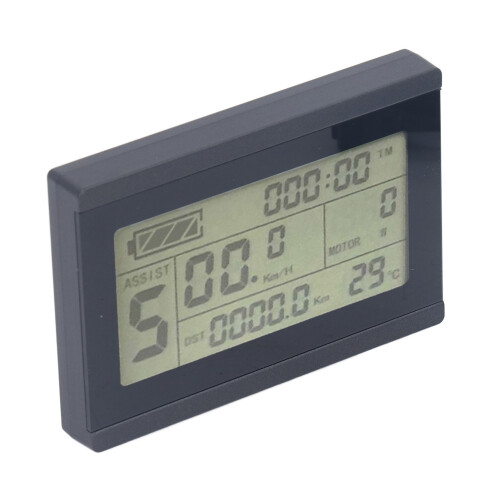 Μετρητής οθόνης LCD για ηλεκτρικό σκούτερ, ασύρματο ταχύμετρο ποδηλάτου με 2