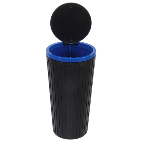 4Pcs Waterproof Blue Plastic Car Trash Can Multi Use Car Storage Bin 2