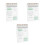 3Pcs Chic Multi Color Reusable Daily Planner Office Notepad 6