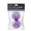 Violette dubbele massagebal - Verlicht spierspanning 8