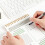 3Pcs Chic Multi Color Reusable Daily Planner Office Notepad 10