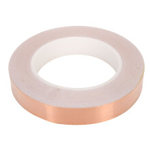 RFI Signal Blocking Copper Foil Tape High Peeling Strength And Excellent Flame Retardant Single Sided Conductive Adhesive For Stained Glass Making