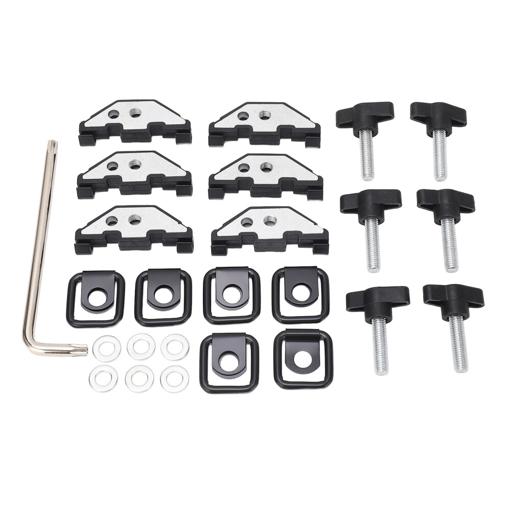 Durable Thermoplastic Nylon Thumb Screws For Jeep Hardtop Quick Removal Fastener No Tools Required Galvanized Studs Tie Down D Rings Cargo Net 9071309474633