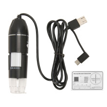 Adjustable Brightness LED Microscope HD Resolution Handheld Microscope For Digital Magnification USB Microscope Portable Microscope Manual Focus High