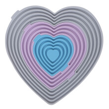 Heart Shaped Silicone Tools, High-quality Cutters For Cake Decoration, Enhance Your Scrapbooking And Diy Craft Templates