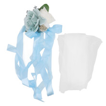 Romantic Wedding Flowers Accessories, Handmade Silk Corsage and Exquisite Elegant Boutonniere for Your Dream Prom Decorations