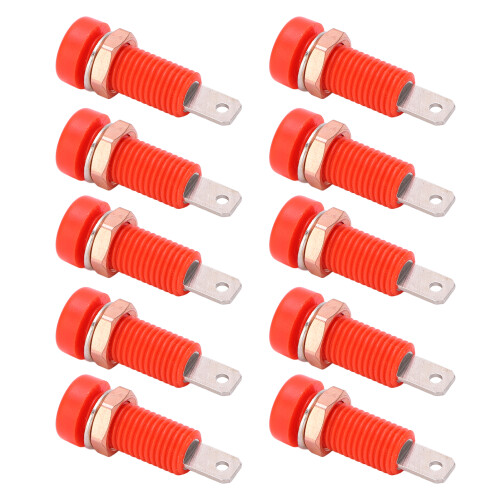Durable Banana Jack Plug Socket4mm Binding Connector For Electronic Instruments Excellent Electrical Conductivity Large Current Discharge Capability 1