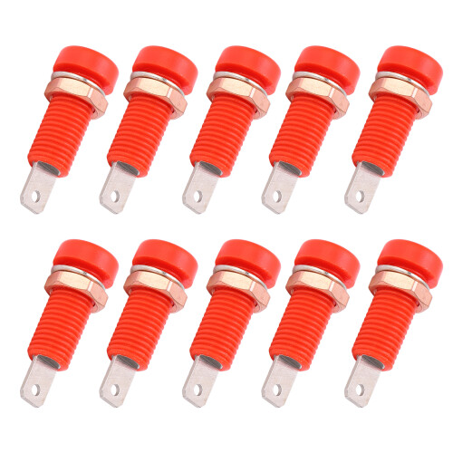 Durable Banana Jack Plug Socket4mm Binding Connector For Electronic Instruments Excellent Electrical Conductivity Large Current Discharge Capability 2
