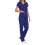 Women's V-Neck Scrubs Set Navy 2X 1