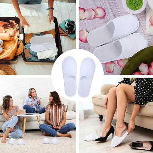 Παντόφλες Unisex εσωτερικού χώρου για το σπίτι και το ταξίδι, Παντόφλες μιας χρήσης 1