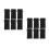 20Pcs Black Polyester Sunglasses Bags Soft Drawstring Eyeglass Cases 5