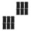 20Pcs Black Polyester Sunglasses Bags Soft Drawstring Eyeglass Cases 7
